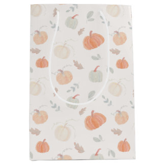 Sac Cadeau Moyen Citrouilles de récolte d'automne