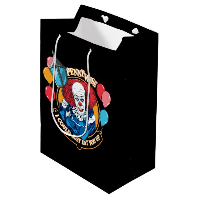 Sac Cadeau Moyen Classic Pennywise - Je Pourrais Juste Vous Manger  (Devant Angle)