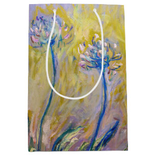 Sac Cadeau Moyen Claude Monet - Agapanthus