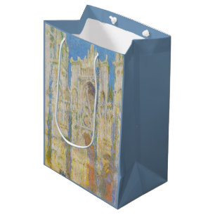 Sac Cadeau Moyen Claude Monet Cathédrale de Rouen Portail Lumière d