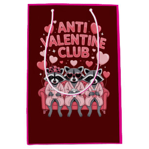 Sac Cadeau Moyen Club Anti Saint-Valentin Raton Galentines