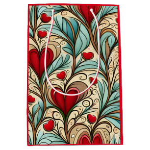 Sac Cadeau Moyen Coeur