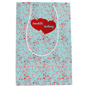 Sac Cadeau Moyen Cœurs mignons « Chaque jour est la Saint-Valentin