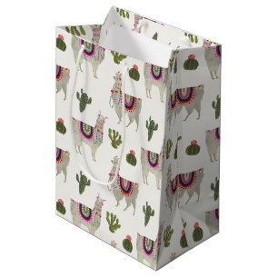 Sac Cadeau Moyen Collection Llamarama   Cute Llamas