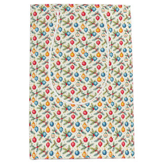Sac Cadeau Moyen Colorful Ornaments