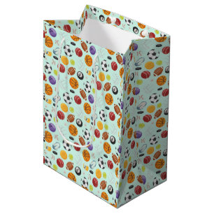 Sac Cadeau Moyen Conception de boules de sport