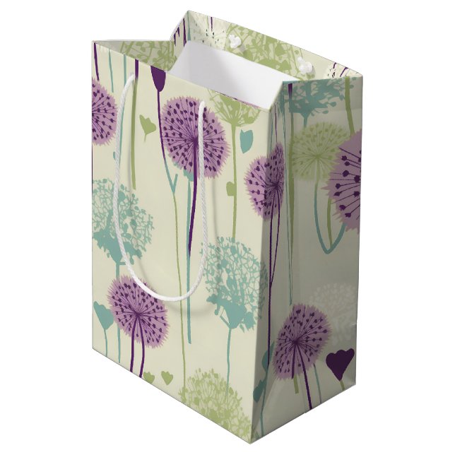 Sac Cadeau Moyen Conception de Dandelion été (Dos Angle)