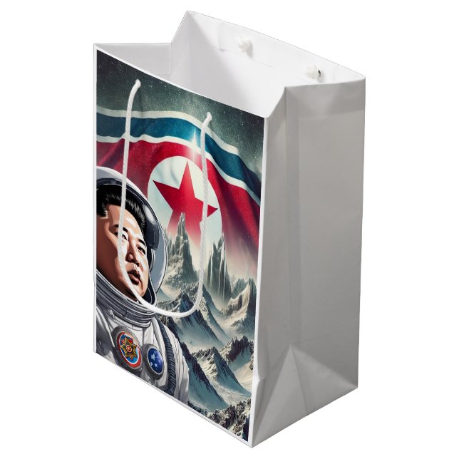 Sac Cadeau Moyen Conquête de l'espace (Devant Angle)