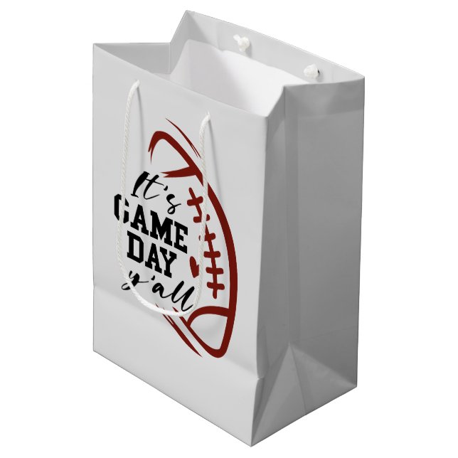 Sac Cadeau Moyen cool jeu jour sportifs football (Devant Angle)