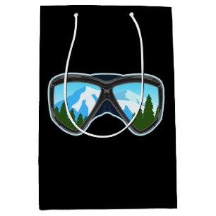 Sac Cadeau Moyen Cool Ski Goggles Lecteur Ski Snowboard Sports