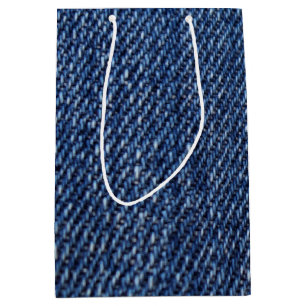 Sac Cadeau Moyen Copie préférée de denim de blues-jean