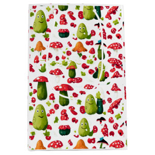 Sac Cadeau Moyen cornichon unique et champignon Sac-cadeau moyen