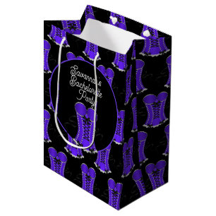 Sac Cadeau Moyen Corset Violet Coquin