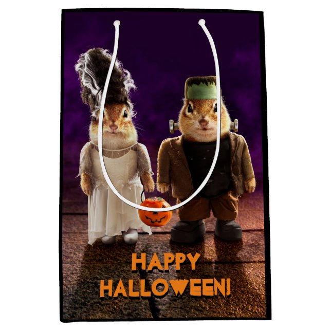 Sac Cadeau Moyen Couple gothique (Devant)