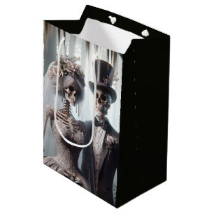 Sac Cadeau Moyen Couple Mariage d'Halloween