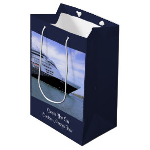 Sac Cadeau Moyen Coutume lisse d'arc de bateau de croisière