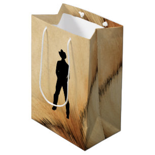 Sac Cadeau Moyen Cowboy