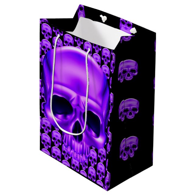 Sac Cadeau Moyen Crâne (Devant Angle)