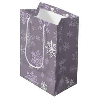Sac Cadeau Moyen Créez vos propres flocons de neige classiques