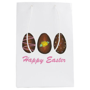 Sac Cadeau Moyen Crème au chocolat Bonbon aux oeufs de Pâques