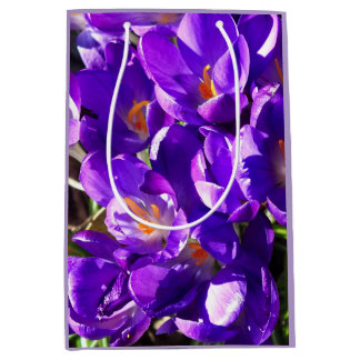 SAC CADEAU MOYEN CROCUS DE PRINTEMPS