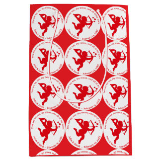 SAC CADEAU MOYEN CUPID RED LOVE VALENTINE`S DAY