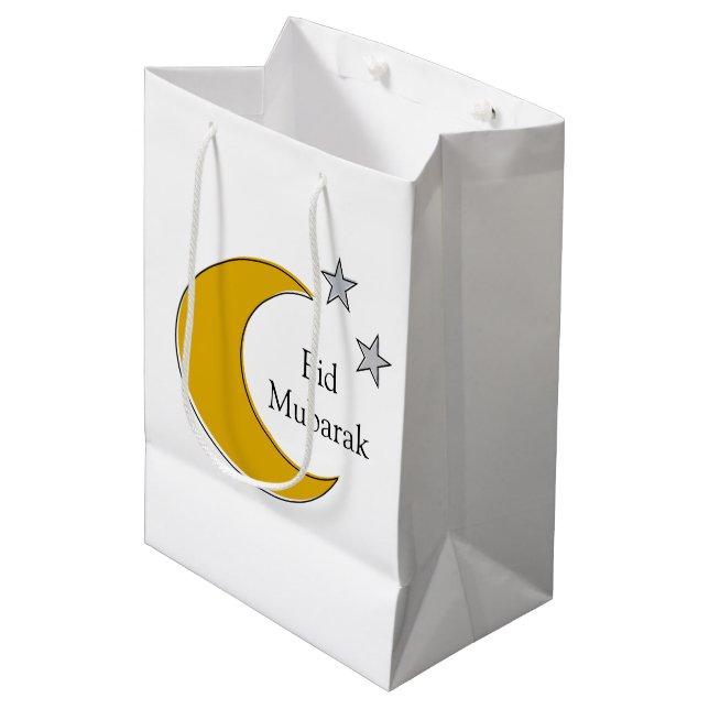Sac Cadeau Moyen Customizable Eid Gift Bag (Devant Angle)