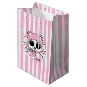 Sac Cadeau Moyen Cute Baby Girl Skull
