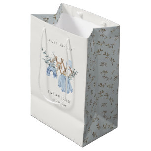 Sac Cadeau Moyen Cute Chic Garçon Vêtements de bébé Baby shower ess