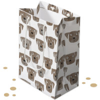 Cute Chocolat Labrador Retriever Chien Motif