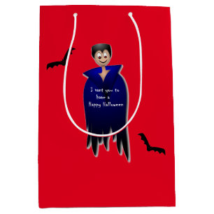 Sac Cadeau Moyen Cute Dracula Halloween