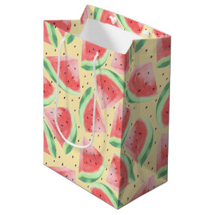 Sac Cadeau Moyen Cute Eté Kawaii Aquarelle