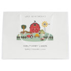 Cute Red Barnyard ferme animal n'importe quel âge