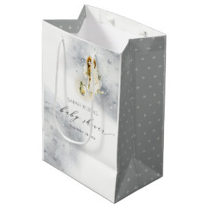 Sac Cadeau Moyen Cute Starry Magique Aquarelle Baby shower de fée