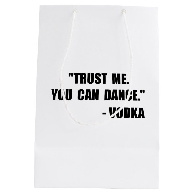 Sac Cadeau Moyen Danse de vodka (Dos)