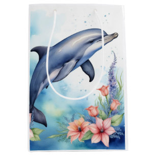 Sac Cadeau Moyen Dauphin de mer