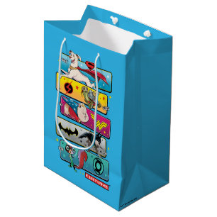 Sac Cadeau Moyen DC League of Super-Pets Panels