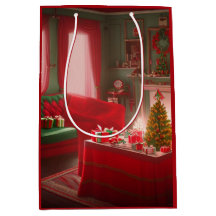 Sac cadeau moyen de Noël