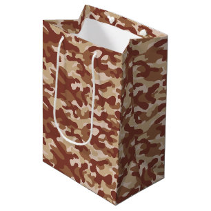 Sac Cadeau Moyen Déguisement camouflage désert 
