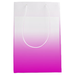 Sac Cadeau Moyen Design Arrière - plan rose Ombr Gradient-60416