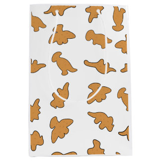 Sac Cadeau Moyen Dino Nuggets Pattern