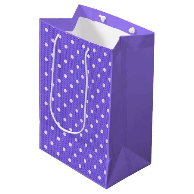 Sac Cadeau Moyen Dotty Delft Purple (Devant Angle)