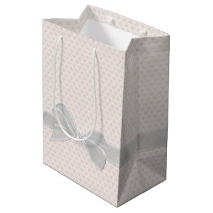 Sac Cadeau Moyen Douce 16 Anniversaire Bow sur les coeurs