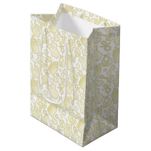 Sac Cadeau Moyen Douces arroses Ombre Jaune
