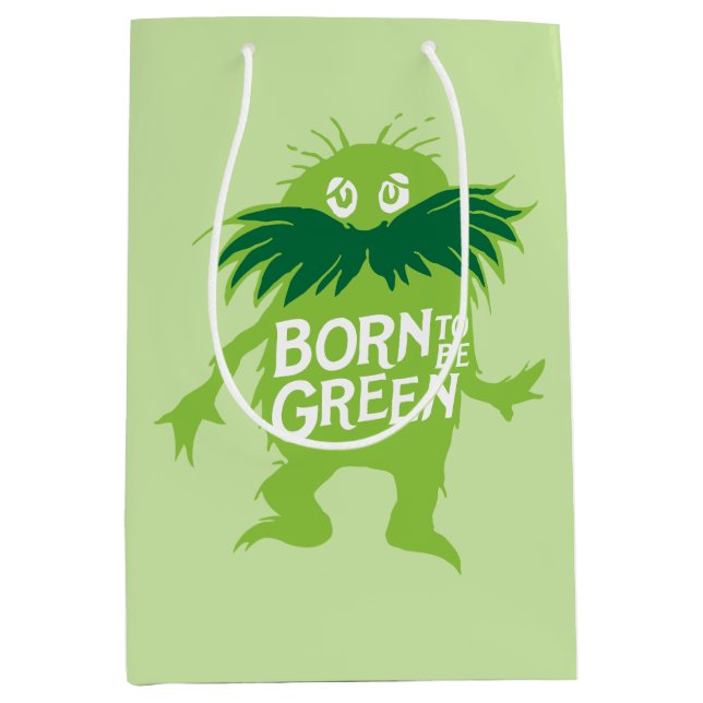 Sac Cadeau Moyen Dr Seuss | Lorax - Né Pour Être Vert (Devant)