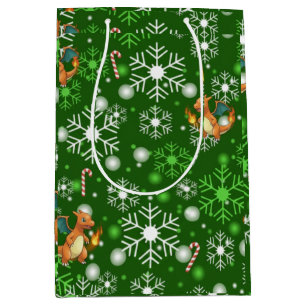 Sac Cadeau Moyen dragon feux 