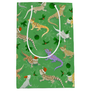 Sac Cadeau Moyen Dragon harcelé Morph Holiday Green