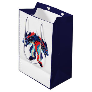 Sac Cadeau Moyen Dragon Imaginaire Art Dragon
