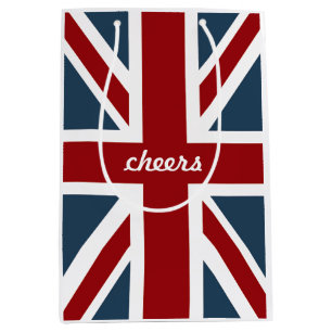 Sac Cadeau Moyen Drapeau classique d'Union Jack