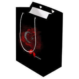 Sac Cadeau Moyen Drapeau de la Turquie
